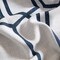 Threadmade Home Kaiden Geometric Room Darkening Window Curtain, Indigo - 52"W x 95"L